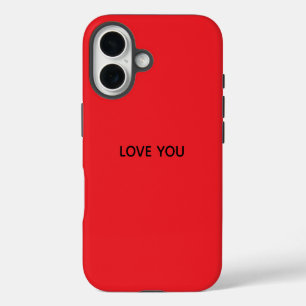 POUR iPhone 16 J'TAIME COQUE DE TÉLÉPHONE DUR