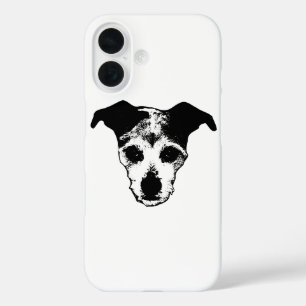 Pour iPhone 16 Terrier Mix Recherche vers Portrait Coque