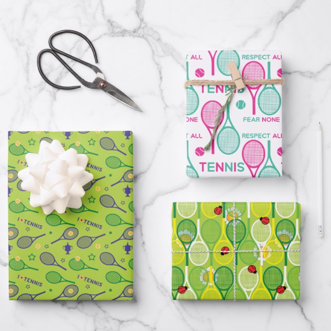 Pour 🎾 joueur de tennis, jolies feuilles de papie (Recto)