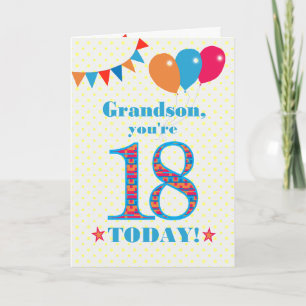 Pour la carte de ballons de Bunting 18e anniversai