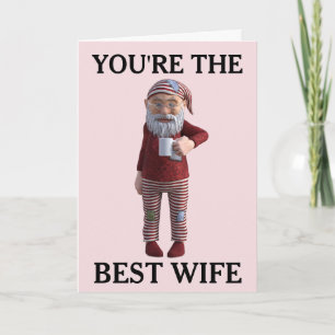 POUR LA CARTE FEMME GNOME ELF CHRISTMAS