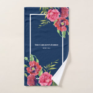 Pour la famille des fleurs rouges roses modernes s