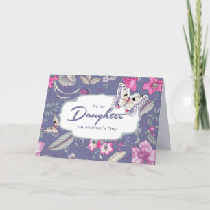 Pour la fille lors de la fête des mères Cartes de