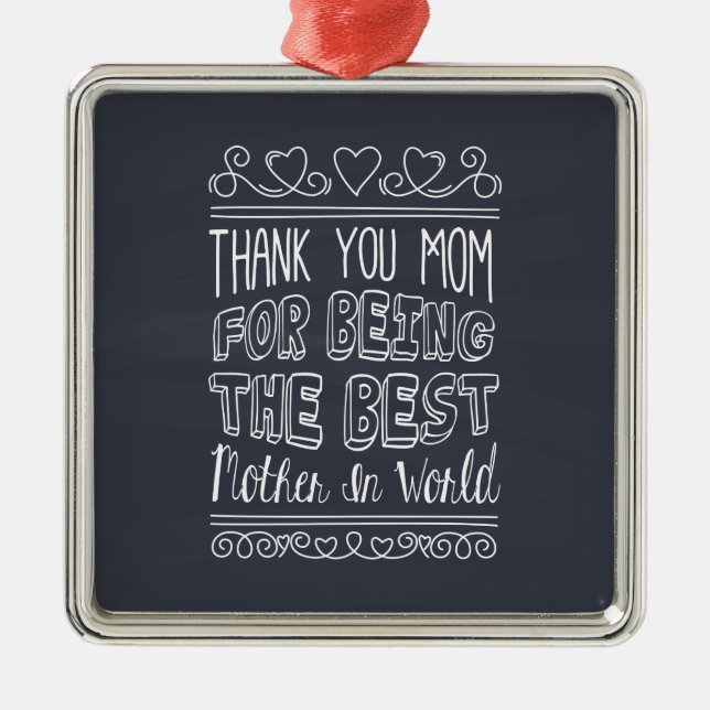Pour la meilleure maman du monde | Ornement (Devant)