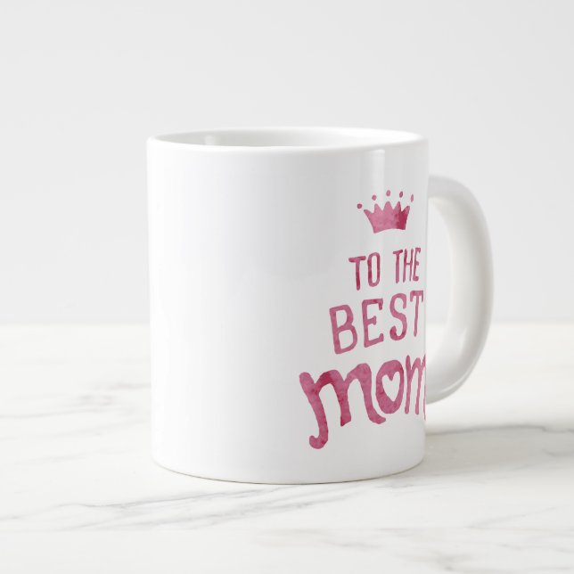 Pour la meilleure maman - Jumbo Mug (Devant droit)