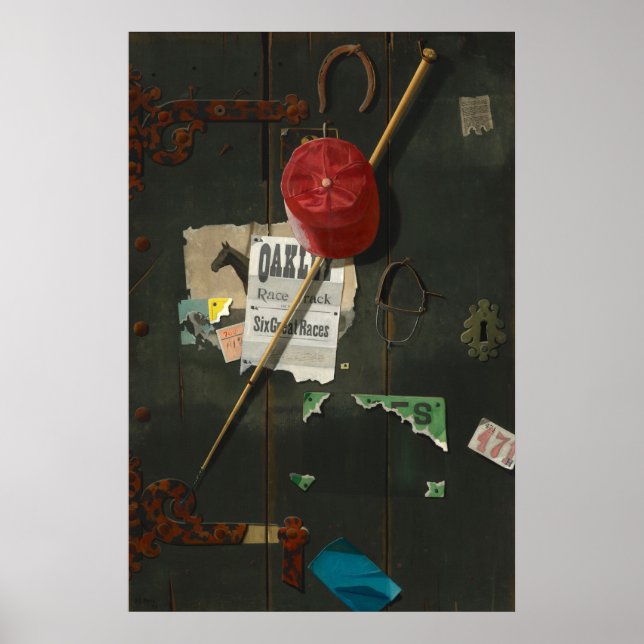 Pour la piste, John Frederick Peto Poster d'art (Devant)