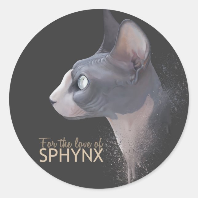 Pour l'amour de SPHYNX autocollant (Devant)
