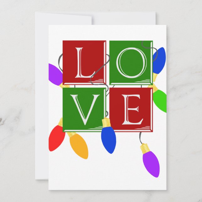 Pour l'amour des invitations de Noël (Devant)
