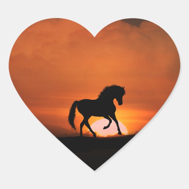 Pour L'Amour Des Stickers Cheval (Devant)