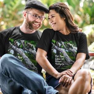 Pour L'Amour Du T-shirt Des Singes Vertes