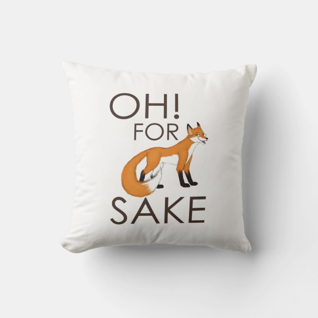 Pour le coussin de saké de Fox (Recto)
