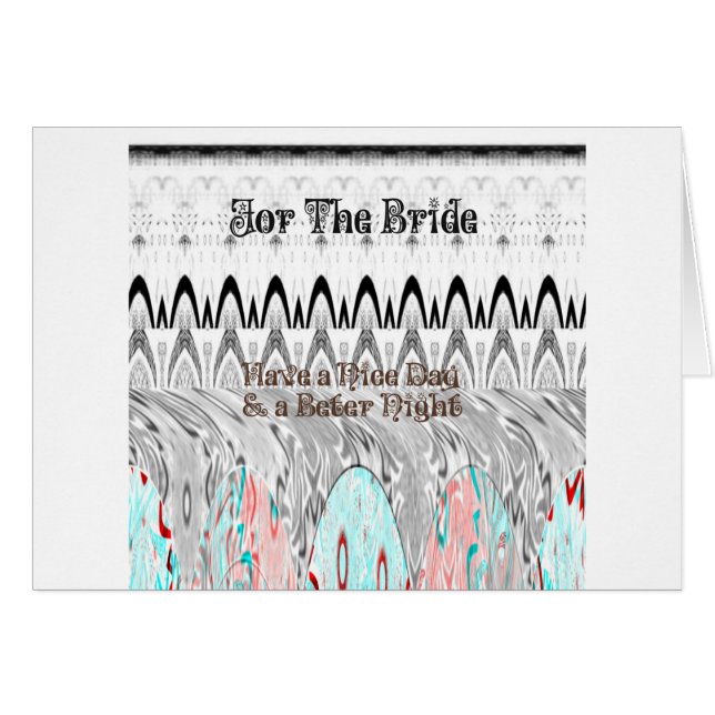 Pour le design Bride White et Black Edgy (Devant horizontal)