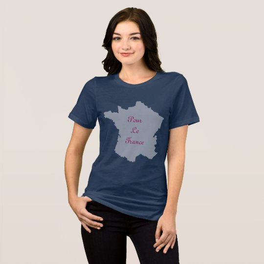 Pour Le France, Pour Le Frexit ladies t-shirt navy