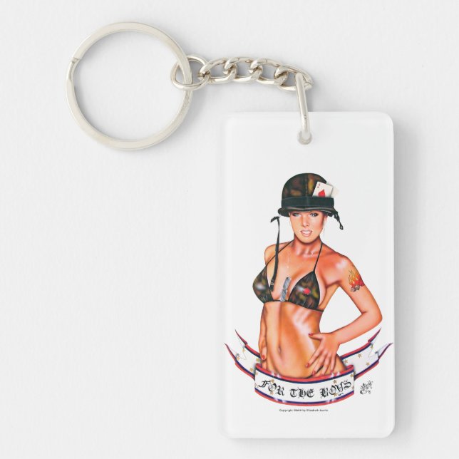 Pour le porte - clé de pin-up de garçons (Devant)