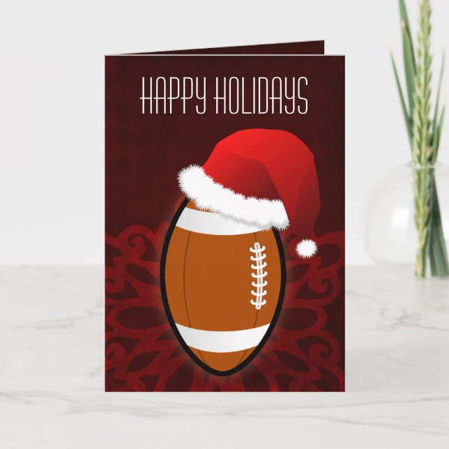pour les cartes de Noël du footballeur (Devant)