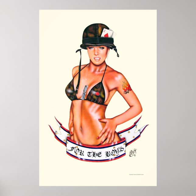 Pour les garçons par Elizabeth Austin Poster (Devant)