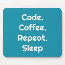 Pour les ingénieurs – Code. Café. Tapis de souris