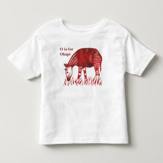 Pour Les Tous Petits Bébé d'illustration d'okapi et T-shirt des enfants