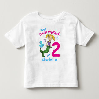 Pour Les Tous Petits Cette Sirène Est 2 Nom Modifiable T-shirt