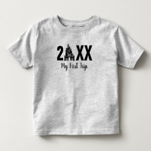 Pour Les Tous Petits Château Disney Personnalisé Mon Premier T-Shirt 