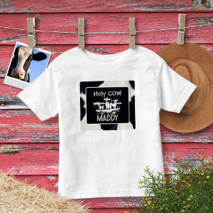 Pour Les Tous Petits Chemise Animal Print Holy Cow T-Shirt