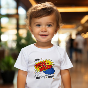 Pour Les Tous Petits Comics Style de livre trienager Toddler T-shirt