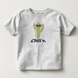 Pour Les Tous Petits Conception Chill'n Cactus - T-Shirt en jersey fin