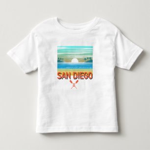 Pour Les Tous Petits Conception de San Diego - T-Shirt en jersey fin po