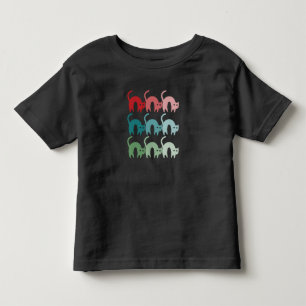 Pour Les Tous Petits Cute Rainbow Cats Baby T-Shirt Fixe Conception