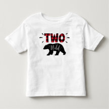 Deux T-Shirt de l'ours de forêt sauvage