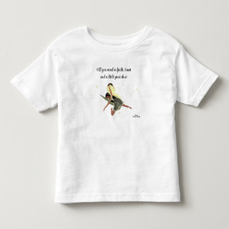 Pour Les Tous Petits Fée Fille Avec Yellos Wings Toddler Girl T-shirt