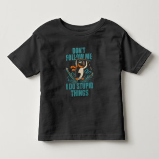 Pour Les Tous Petits Funny Skiing Penguin Mountain Life T-shirt