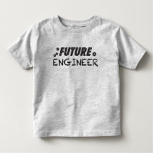 Futur T-shirt d'enfant en bas âge d'ingénieur