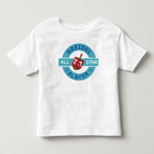 Pour Les Tous Petits Hanoukka tout le T-shirt d'Étoile-Dreidel