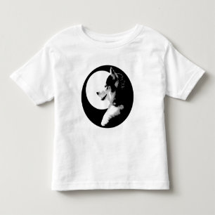 Pour Les Tous Petits Husky T-Shirt Toddler traîneau Tee - shirts