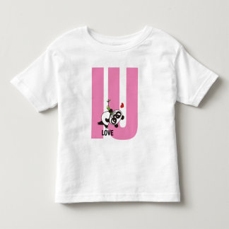 Pour Les Tous Petits Je t'aime avec le T-shirt Panda face en colère
