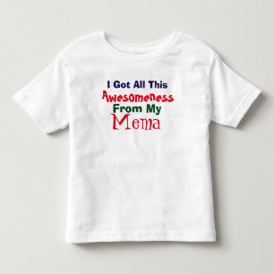 Pour Les Tous Petits J'Obtiens Ma Compréhension De Mon T-shirt Mema