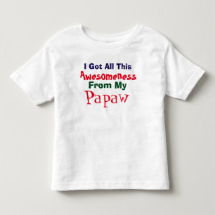 Pour Les Tous Petits J'Obtiens Ma Compréhension De Mon T-shirt Papaw