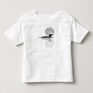 Pour Les Tous Petits Loon Swims Dans Le T-Shirt Toddler Lumière Lune