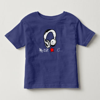 Pour Les Tous Petits MuZiK est… T-shirt d'enfant en bas âge avec