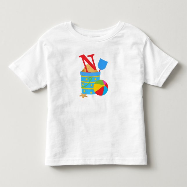 Pour Les Tous Petits N initial - T-shirt Jersey fin Toddler (Devant)