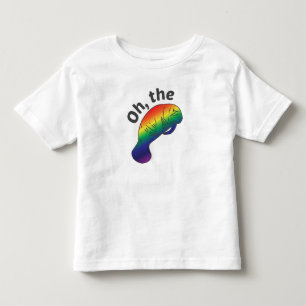Pour Les Tous Petits Oh le T-shirt Hue Manatee