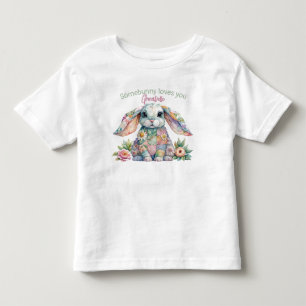 Pour Les Tous Petits Patchwork Floppy Earl Bunny T-Shirt