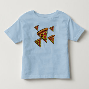 Pour Les Tous Petits Pizza Friday Design - Toddler Fine Jersey T-Shirt