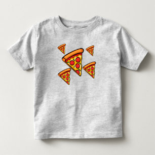 Pour Les Tous Petits Pizza Friday Design - Toddler Fine Jersey T-Shirt
