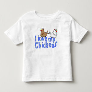 Pour Les Tous Petits Poulets d'amour - le T-shirt de l'enfant