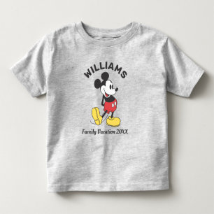 Pour Les Tous Petits Souris classique Mickey T-shirt vacances en fami