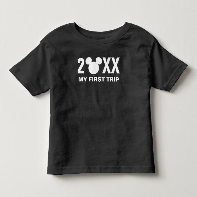 Pour Les Tous Petits Souris Mickey personnalisée | Mon Premier T-Shirt  (Devant)