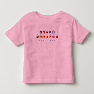 Pour Les Tous Petits Surveillance de point, T-shirt d'enfant de NY