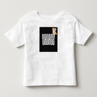 Pour Les Tous Petits T-shirt à motif de chat mignon